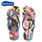 Hotmarzz flip-flops women summer vacation beach outside wear ins tide non-slip fashion flip flops