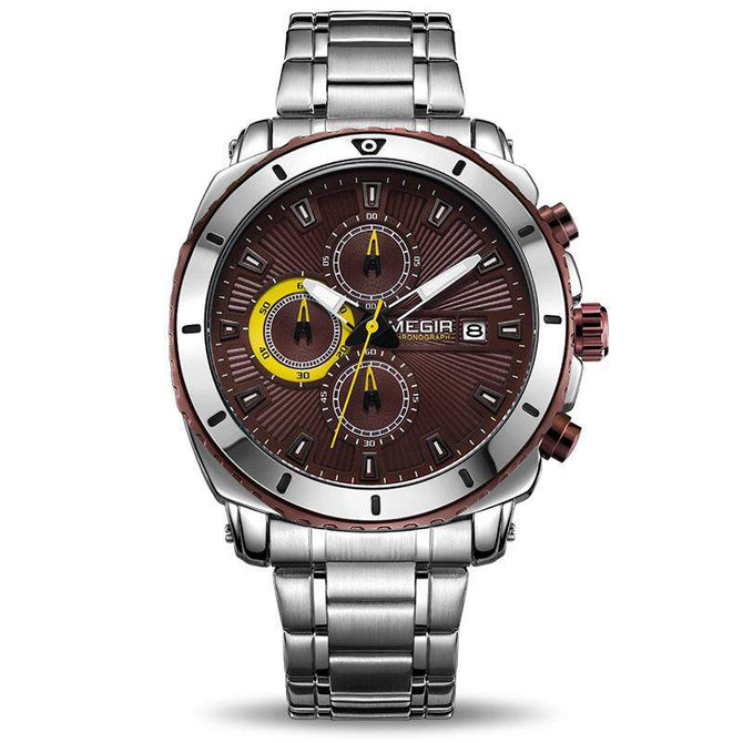 Stainless Steel Cool Watches, Men Hour Brand Watch Quartz