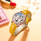 CHENXI new butterfly dial fashion diamond watch women's waterproof automatic mechanical watch CX-8834