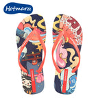 Hotmarzz flip-flops women summer vacation beach outside wear ins tide non-slip fashion flip flops