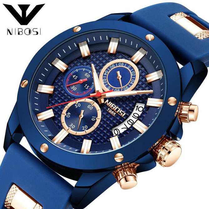 Relogio NIBOSI 2333 Mens Watches Top Brand Luxury Unique Sport