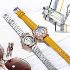 CHENXI new butterfly dial fashion diamond watch women's waterproof automatic mechanical watch CX-8834