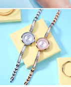 New Full Diamond Bracelet Bracelet Watch Ladies Fashion Luxury Waterproof Ladies Watch K-8014L