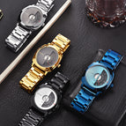 SLR camera men's watch BESTWIN alloy fashion men's watch folding clasp personality hands men's casual quartz watch