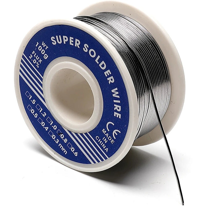 0.8mm 20g 50g 100g Super Soldering Tin Wire Tin Melt Rosin Core Solder Soldering Wire Roll No-clean FLUX 2.0% For Repair