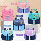 New Cartoon Children's Backpack Horizontal Burden Relief Spine Protection Primary School Student Schoolbag BG6818