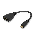 1080P Micro HDMI to HDMI cable hdmi extender Cable Adapter Male to Female Micro HDMI Converter for projector HDTV Gopro TV 15cm