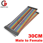 40 Pin Dupont Cable 10CM 20CM 30CM Male to Male to Female to Female Dupont Line Breadboard Jmper Wire Connector for Arduino DIY