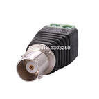 5pcs Coax Cat5 Cat6 CCTV Coaxial Camera BNC Female Jack Video Balun Connector Connectors plug