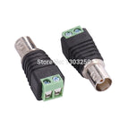 5pcs Coax Cat5 Cat6 CCTV Coaxial Camera BNC Female Jack Video Balun Connector Connectors plug