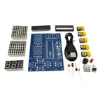 DIY Game Kit Retro Classic Electronic Soldering Kit , Tetris/Snake/Plane/Racing with Case