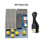 DIY Game Kit Retro Classic Electronic Soldering Kit , Tetris/Snake/Plane/Racing with Case