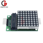 MAX7219 LED Dot Matrix Module MCU Control Red LED Display Module 5V Interface Module 8x8 Output Input Common Cathode for Arduino