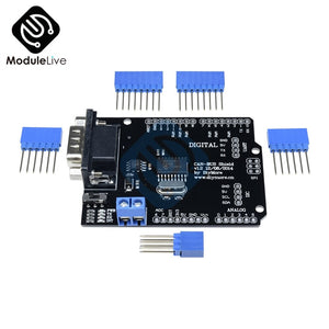 MCP2515 Can Bus Shield Board SPI Interface 9 Pins Standard Sub-D Connector Expansion Module DC 5-12V For Arduino Seeeduino