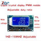 Signal Generator PWM Pulse Frequency Duty Cycle Adjustable Module LCD Display 1Hz-150Khz 3.3V-30V PWM Board Module