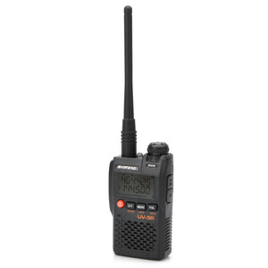 BAOFENG UV-3R 1.4" LCD 2W 136~174 / 400~470MHz Dual Band Walkie Talkie - Black