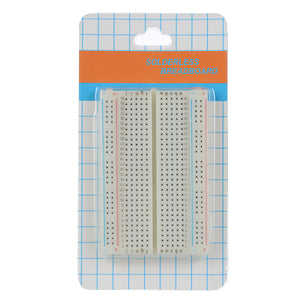 Solderless Breadboard with 400 Tie-Point (White)