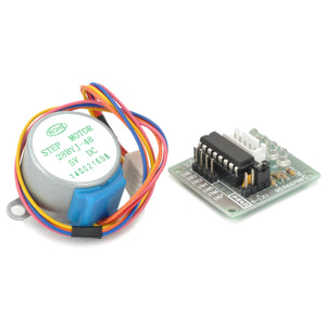 Stepper Motor with ULN2003 Driver - Silver (DC 5V)