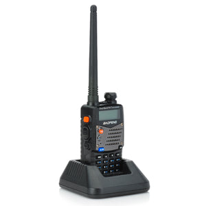 Baofeng BF-UV5RA 1.5" Dual-Display Dual-Band Walkie Talkie - Black