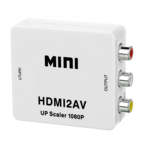 HDMI to AV Video Audio Converter - White