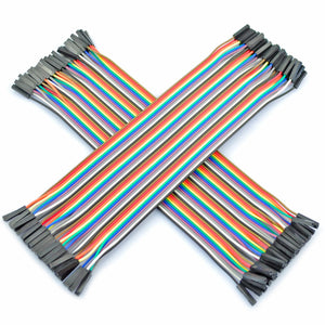 1-Pin Female to Female DuPont Cables for Arduino (2*40PCS / 21cm)