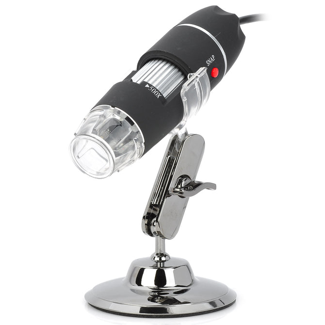 U500X 50~500X USB Digital Photography Microscope Magnifier w/ 8-LED