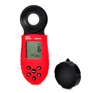 HS1010 1.8" LCD Digital Illuminance / Light Meter - Red + Black (1lux~200000lux / 2 x AAA)