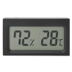 Mini 2.0" LCD Car / Indoor Thermometer / Hygrometer - Black (-10'C~50'C / 20%~95% RH / 1 x LR44)