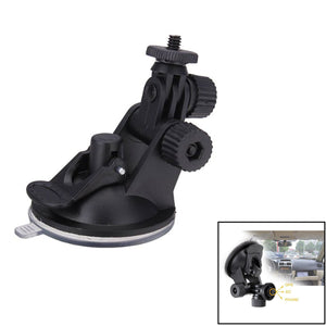 Car Suction Cup Mount TrIPOD Holder for GPS / Camera / GoPro - Black