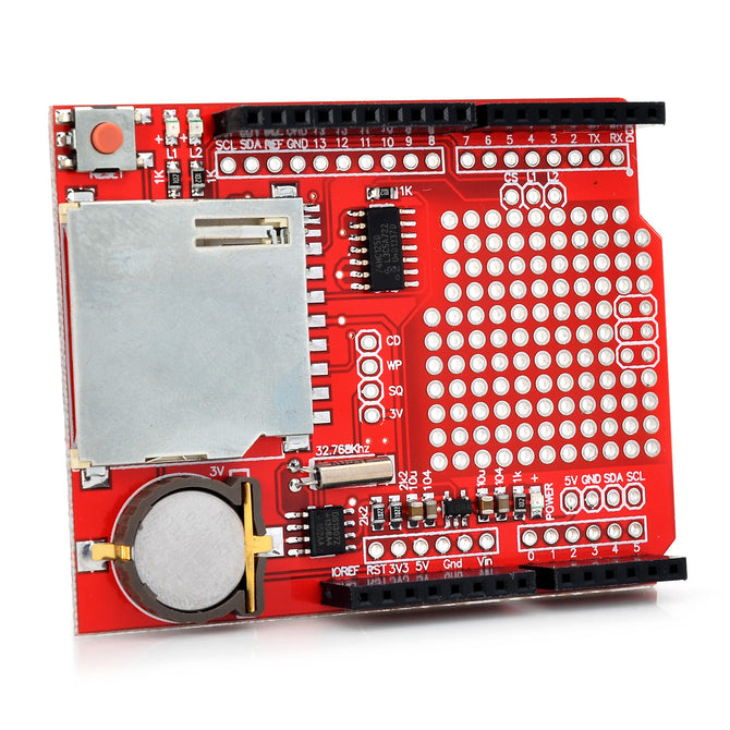 KEYES XD-204 Data Logging Shield Module for Arduino - Red