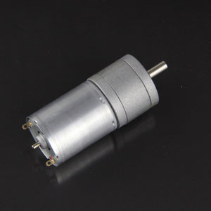 25GA25mm 12V 600RPM Powerful High Torque DC Gear Box Motor - Silver