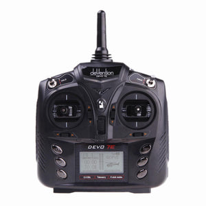 Walkera DEVO 7E 7-CH 2.4GHz Radio Controller R/C Transmitter - Black