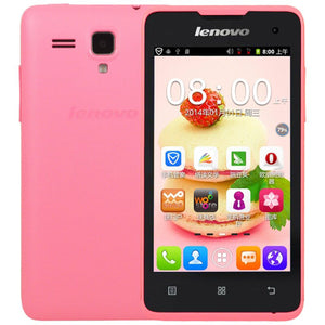 Lenovo A396 4.0" Android 2.3 Quad Core Cell Phone - Pink (US Plugs)