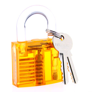 Practice Padlock - Transparent Orange