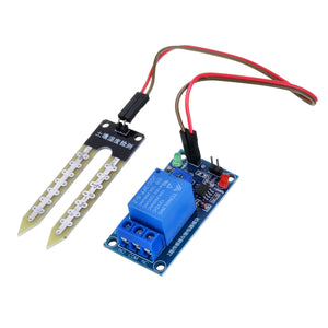 Soil Moisture Detection Control Module w/ Soil Humidity Sensor - Blue