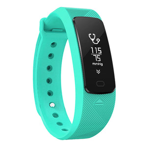 SMA B2 USB Charging Smart Watch Bracelet with Hear Rate Monitor - Green