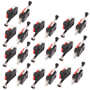 RXDZ 10Pcs V-156-1C25 Roller Lever Arm SPDT Micro Limit Switch