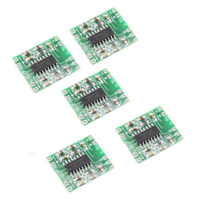 ZHAOYAO 5PCS PAM8403 Super Mini Digital Class D Power Amplifier Boards