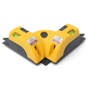 ZHAOYAO 90 Degree Laser Angle Line Instrument for Wall Tile Applying without Batteries - Yellow