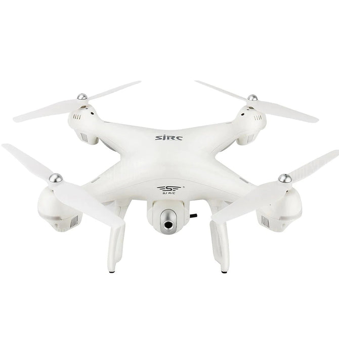 SJRC S70W 2.4GHz GPS WiFi FPV Drone with 720P Wide Angle HD Camera RC Drone - White