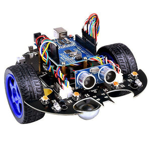 ESAMACT Smart Bat Robot, Intelligent Programming Bluetooth Control Car Kit with Arduino UNO R3 Board for Kids