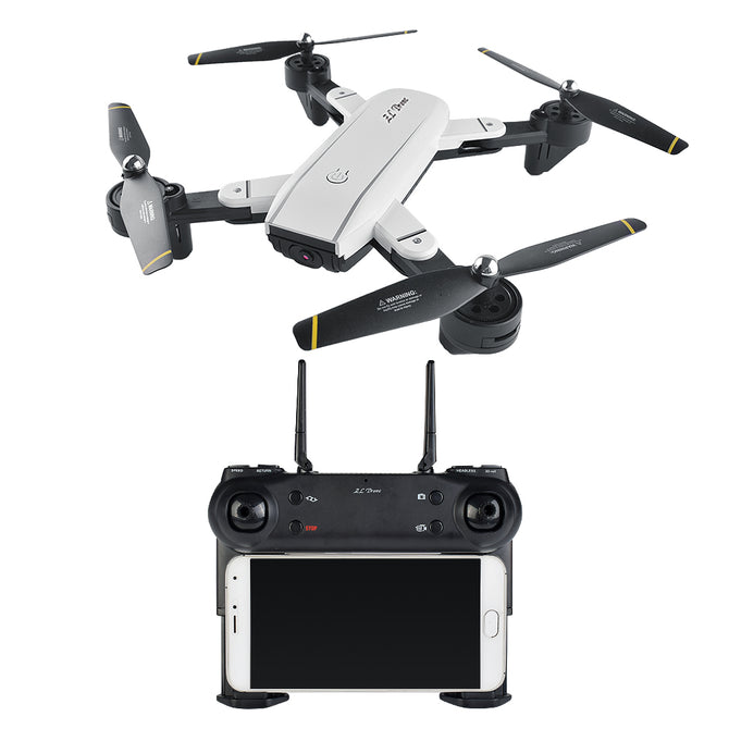 SG700 Wi-Fi FPV Foldable Selfie Mini RC Helicopter Quadcopter Drone with 0.3MP Camera - White