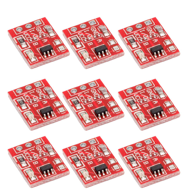 10PCS TTP223 Touch Key Switch Module for Arduino Touching Button Self-Locking/No-Locking Capacitive Switches