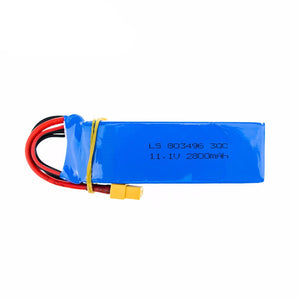 11.1V 2800mAh 3S 30C Battery for WLtoys V303 XK X350, Cheerson CX 20 CX20