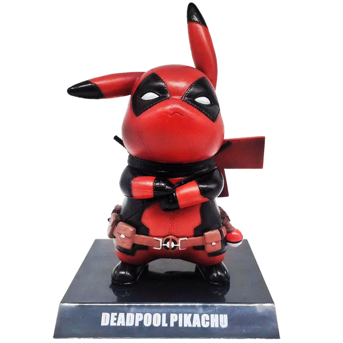 Deadpool Pikachu Mini PVC Figure Collectible Model