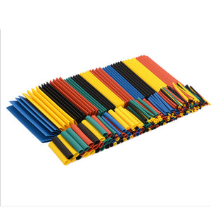 530pcs/set Heat Shrink Tubing Insulation Shrinkable Tube Assortment Electronic Polyolefin Ratio 2:1 Wrap Wire Cable Sleeve Kit