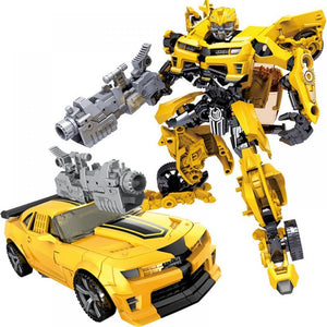 Children Robot Toy Transformation Anime Series Action Figure Toy 2 Size Robot Car ABS Plastic Model Action Figure Toy for Child