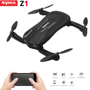 SYMA Z1 RC Drone With HD Camera FPV Real Telecontrolled Aircraft Real-time Transmission Aircraft Black