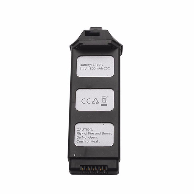 7.4V 1800mAh Li-Po Battery Quadcopter Battery Perfect Fit For MJX B5W Drone Replacement Parts Black/25C