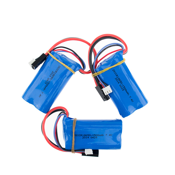 3Pcs 7.4V 1500mAh Lithium Polymer High Power Li-po Battery for Syma X8C X8W RC Quadcopter